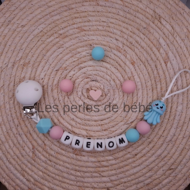 Attache-tétine Méduse