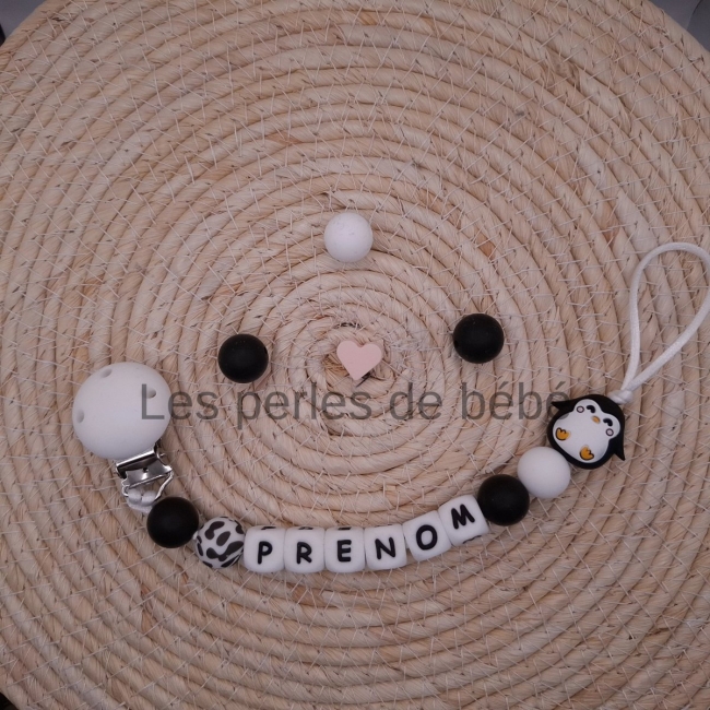 Attache-tétine Pingouin