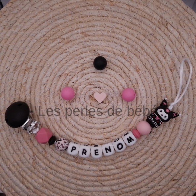 Attache-tétine Hello Kitty