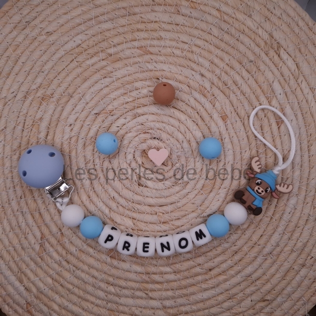 Attache-tétine Renne d'hiver