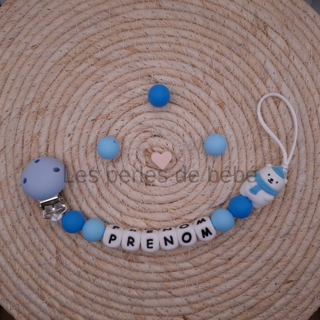 Attache-tétine Ours d'hiver