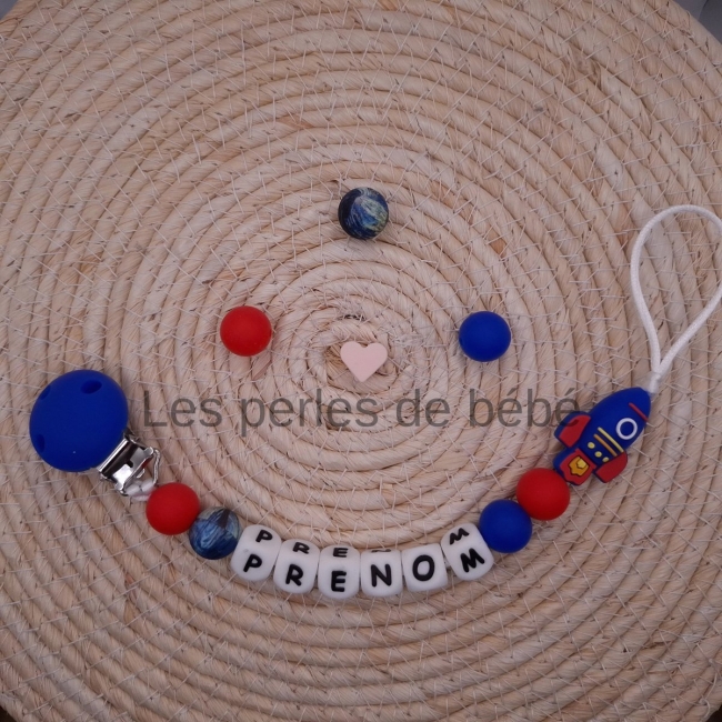 Attache-tétine Fusée