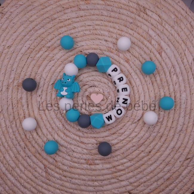 Anneaux de Dentition Dragon Bleu