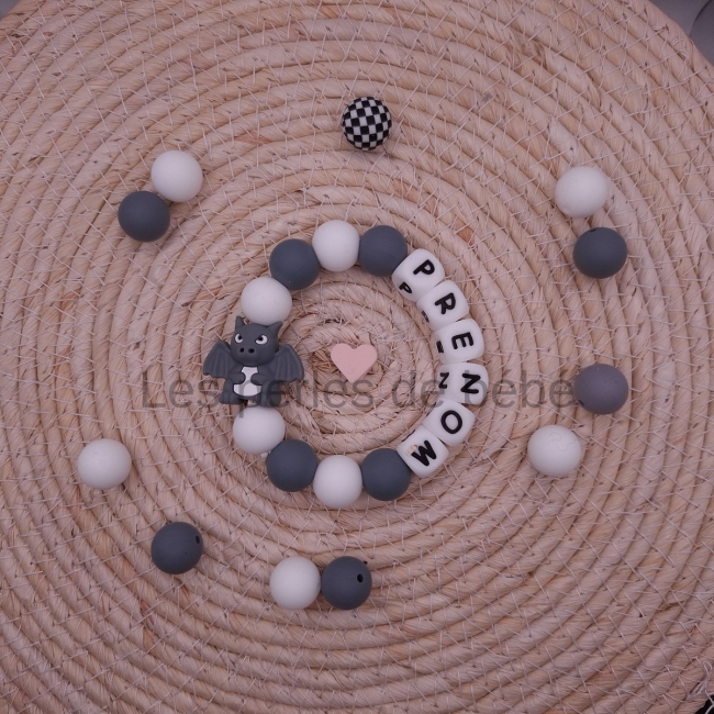 Anneaux de Dentition Dragon Gris