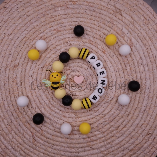 Anneaux de Dentition Abeille Jaune