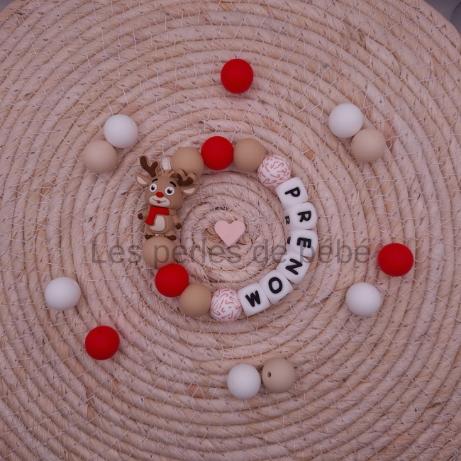 Anneaux de Dentition Cerf Noël