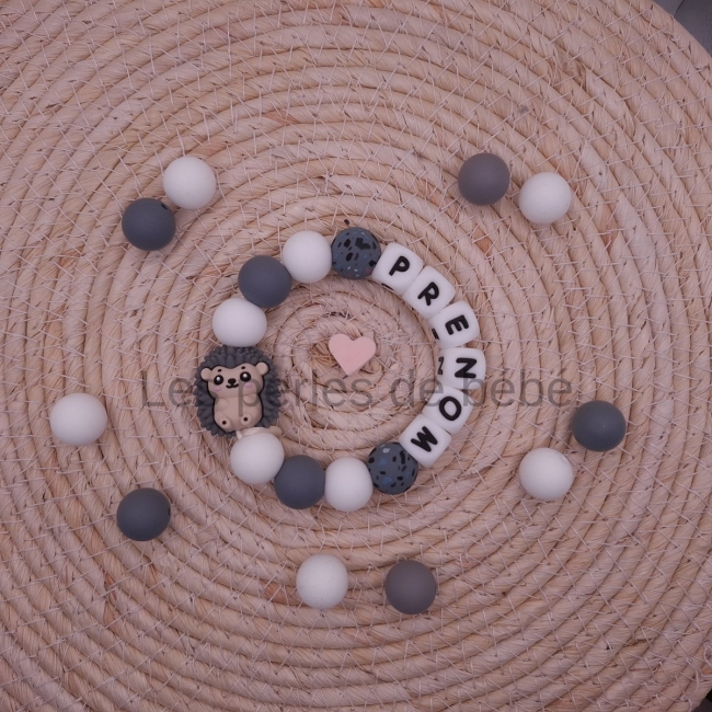 Anneaux de Dentition Hérisson Gris