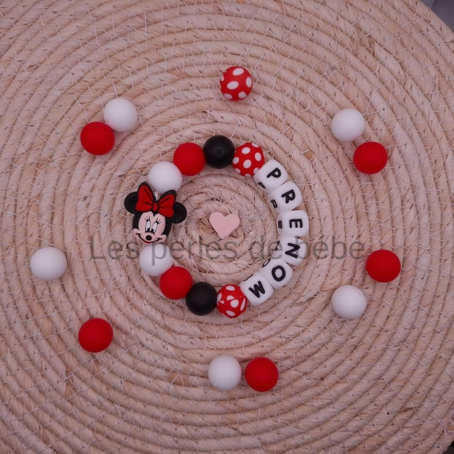 Anneaux de Dentition Minnie rouge