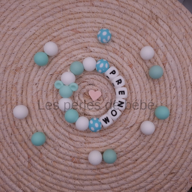 Anneaux de Dentition Mickey Pastel