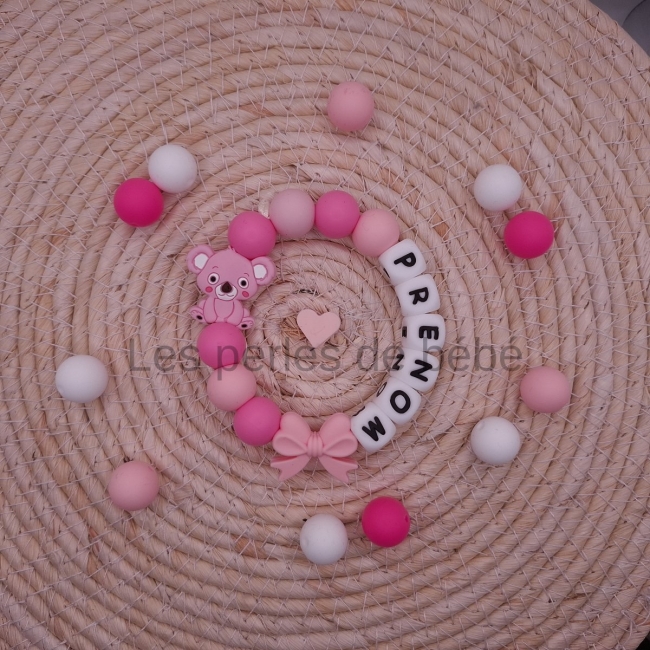 Anneaux de Dentition Koala Rose