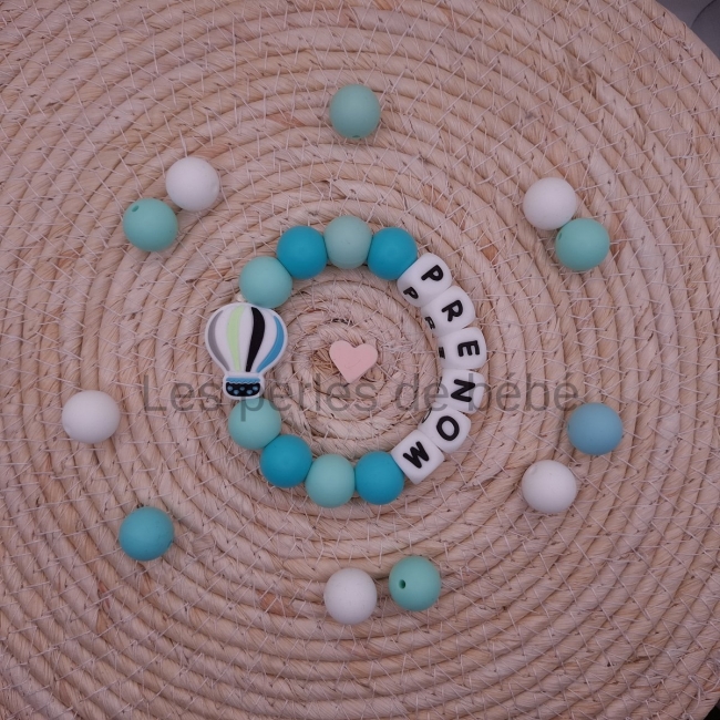 Anneaux de Dentition Arc-en-ciel Vert d'eau