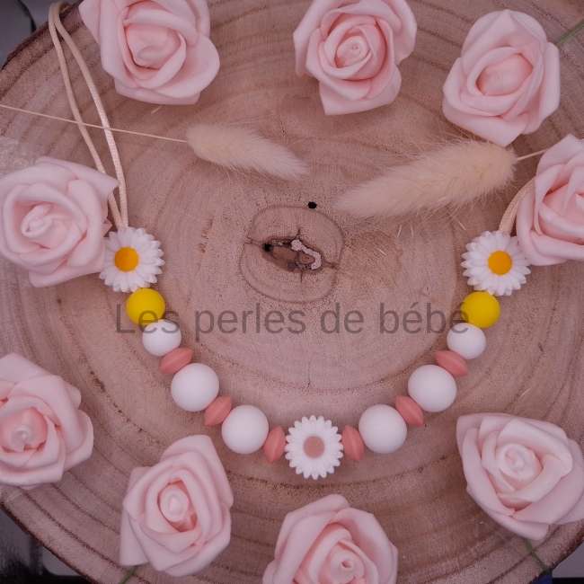 Collier d'allaitement Marguerite (11 coloris)