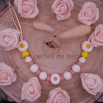 Collier d'allaitement Marguerite (11 coloris)