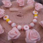 Collier d'allaitement Marguerite (11 coloris)